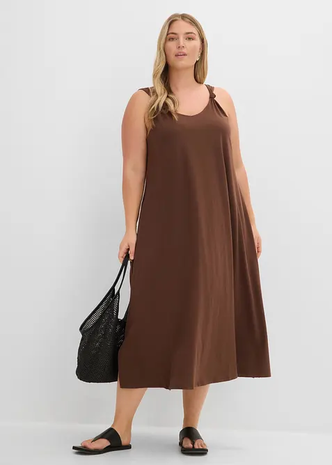 Jerseykleid aus reiner Baumwolle, bonprix