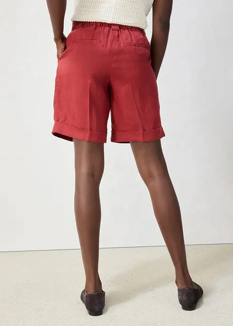 Bermudashorts aus reinem Leinen, bonprix