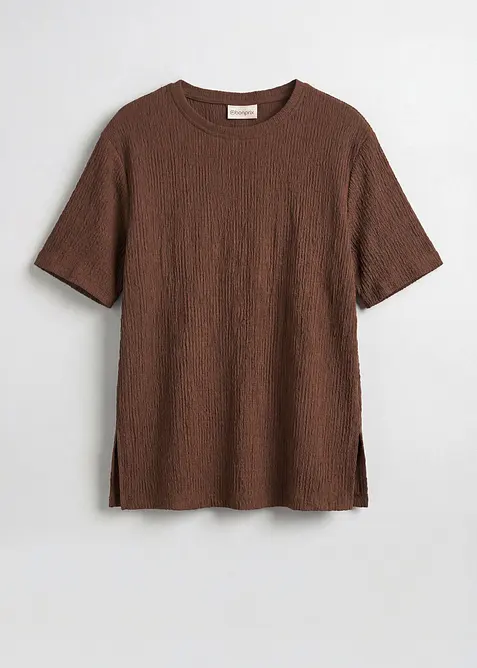 Shirt aus Borkencrepe, bonprix