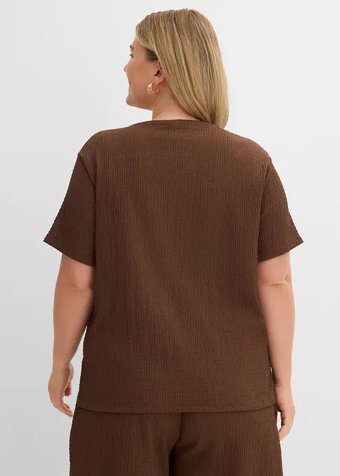 Shirt aus Borkencrepe, bonprix