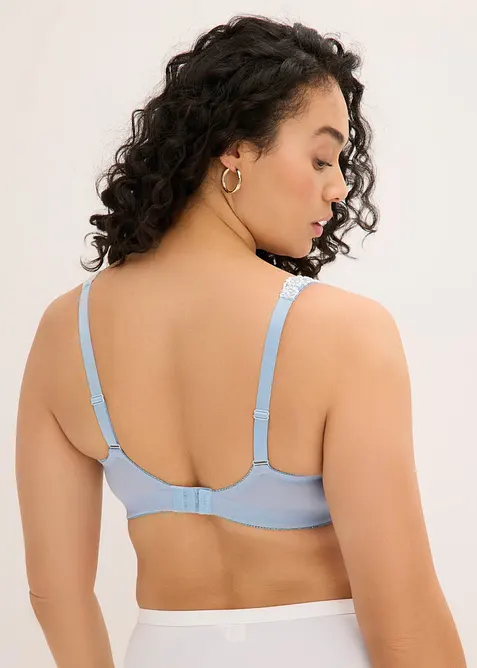 Soutien-gorge grand maintien sans armatures, bretelles rembourr&eacute;es, bonprix