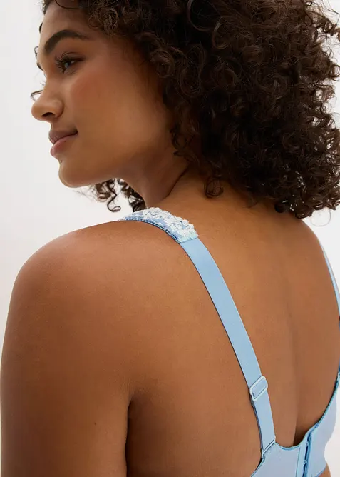Soutien-gorge grand maintien sans armatures, bretelles rembourr&eacute;es, bonprix