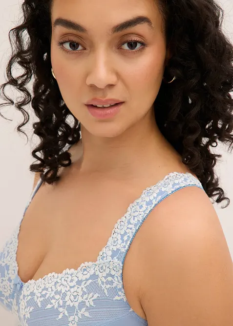 Soutien-gorge grand maintien sans armatures, bretelles rembourr&eacute;es, bonprix