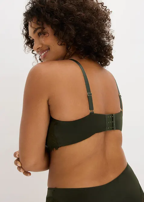 Soutien-gorge semi-rembourr&eacute; &agrave; armatures et dentelle, bonprix
