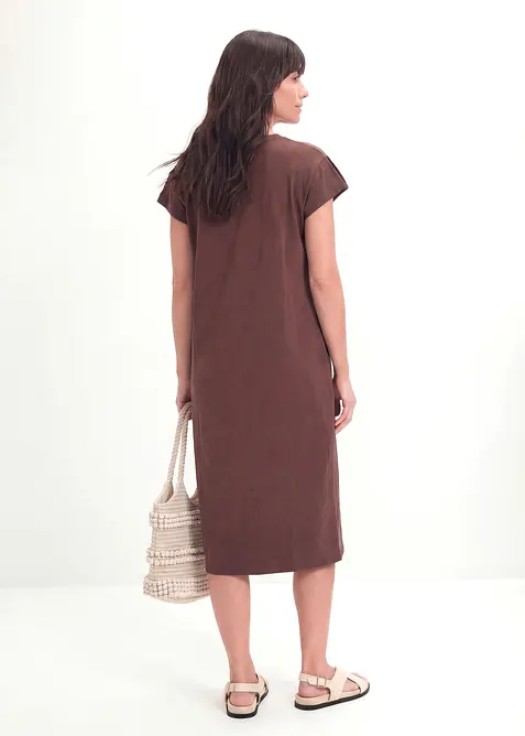 Jerseykleid aus schwerer Bio-Baumwolle, bonprix