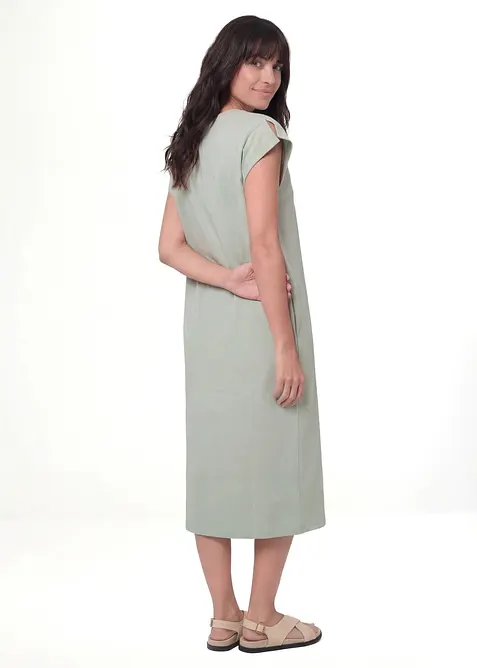 Jerseykleid aus schwerer Bio-Baumwolle, bonprix