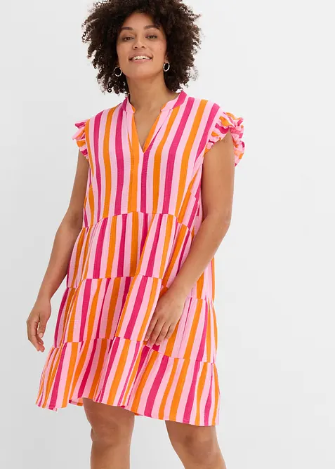 Robe-tunique l&eacute;g&egrave;re en gaze de coton, bonprix