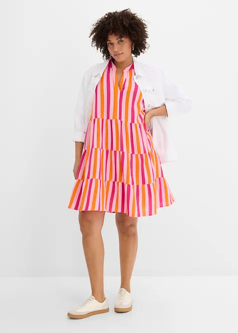 Robe-tunique l&eacute;g&egrave;re en gaze de coton, bonprix