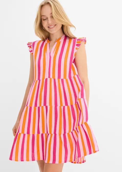 Tunika-Kleid aus luftigem Musselin, bonprix