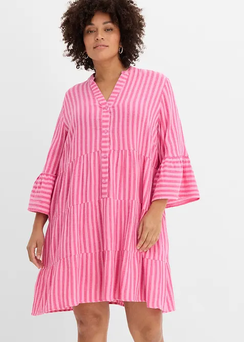 Robe-tunique l&eacute;g&egrave;re en gaze de coton, bonprix