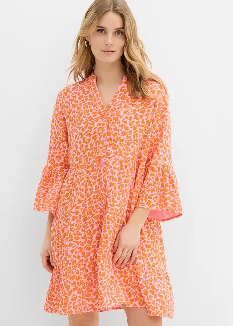 Tunika-Kleid aus luftigem Musselin, bonprix
