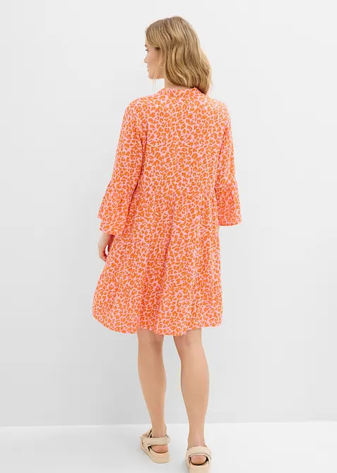 Tunika-Kleid aus luftigem Musselin, bonprix