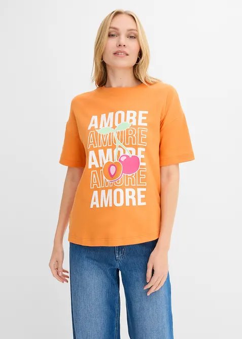 T-shirt oversize 100% coton, bonprix