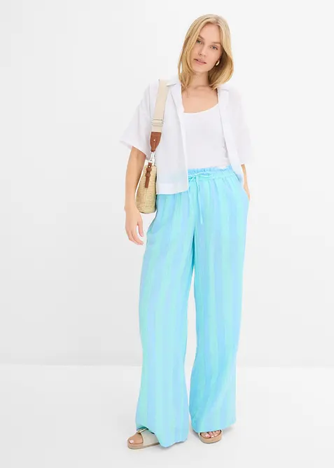 Schlupfhose aus luftigem Musselin, bonprix
