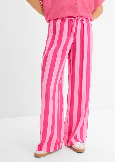 Schlupfhose aus luftigem Musselin, bonprix