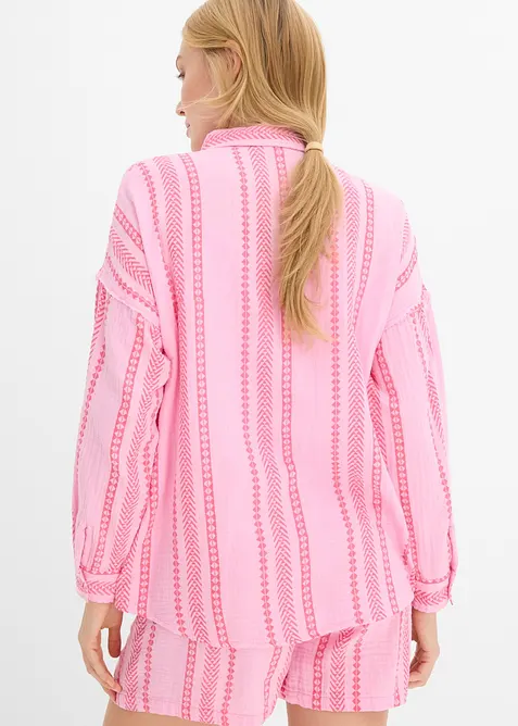 Chemise l&eacute;g&egrave;re en gaze de coton, bonprix