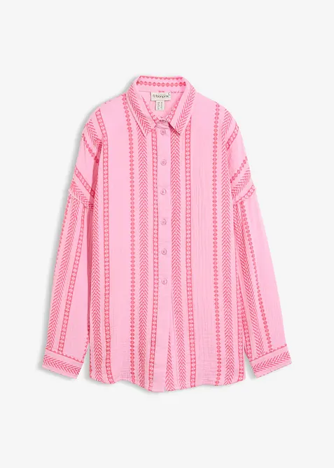 Chemise l&eacute;g&egrave;re en gaze de coton, bonprix