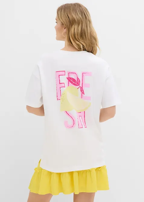 Oversize-Shirt aus reiner Bio-Baumwolle, bonprix