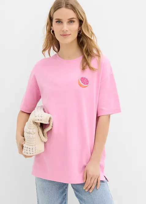 Oversize-Shirt aus reiner Bio-Baumwolle, bonprix
