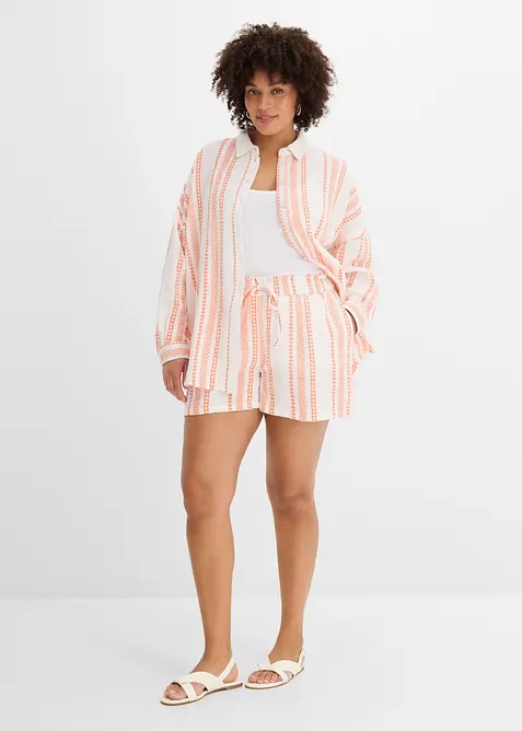Shorts aus luftigem Musselin, bonprix