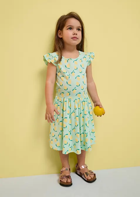 Jerseykleid aus reiner Bio-Baumwolle (3er Pack), bonprix