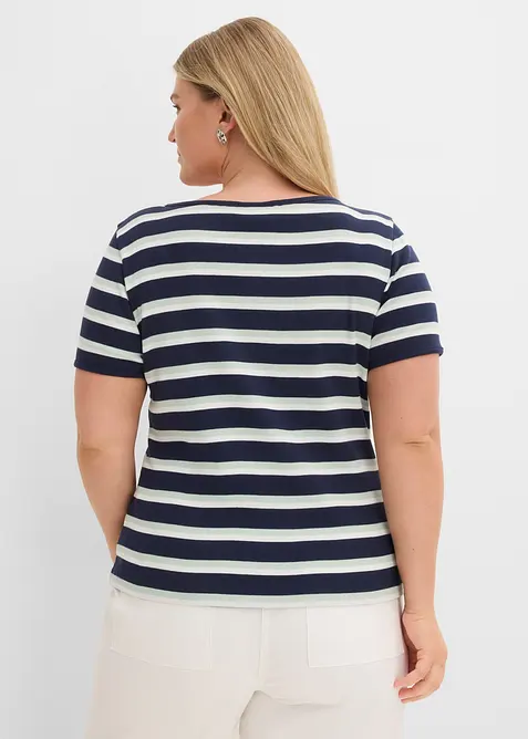 T-shirt en coton c&ocirc;tel&eacute;, bonprix