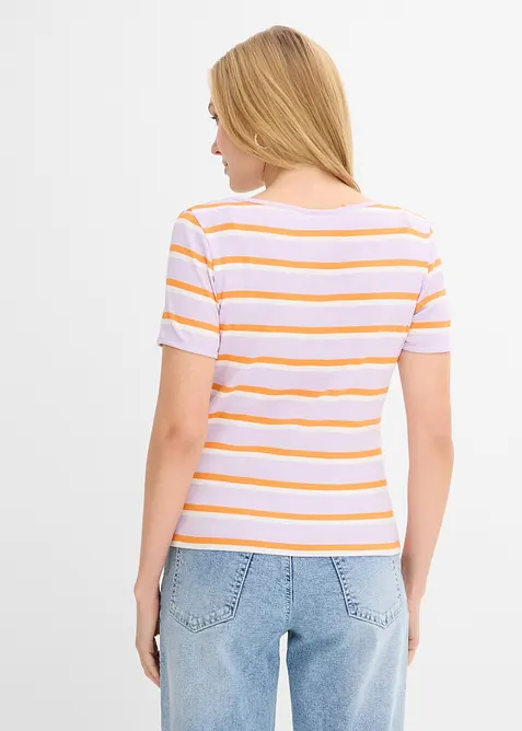 Ripp-Shirt aus Bio-Baumwolle, bonprix