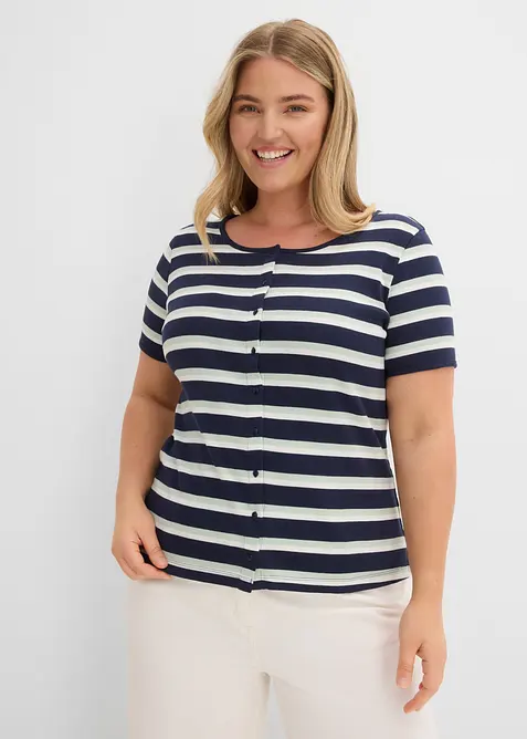 T-shirt en coton c&ocirc;tel&eacute;, bonprix