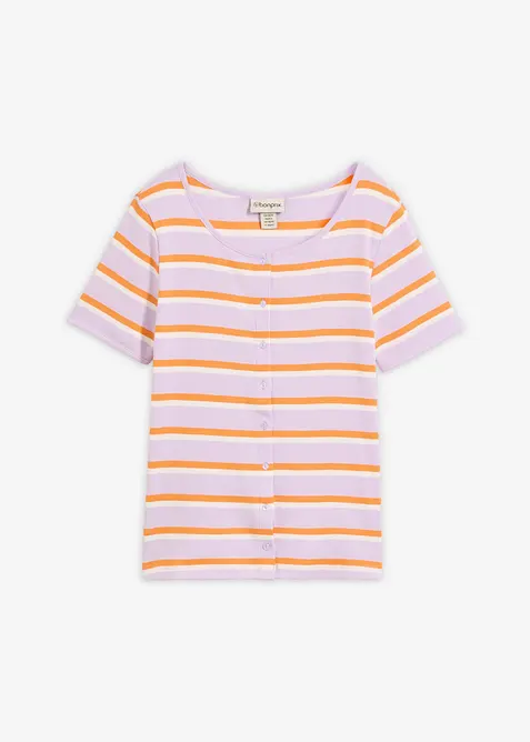 Ripp-Shirt aus Bio-Baumwolle, bonprix