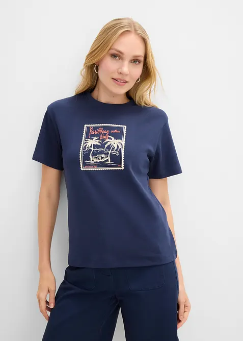 T-Shirt aus reiner Bio-Baumwolle, bonprix