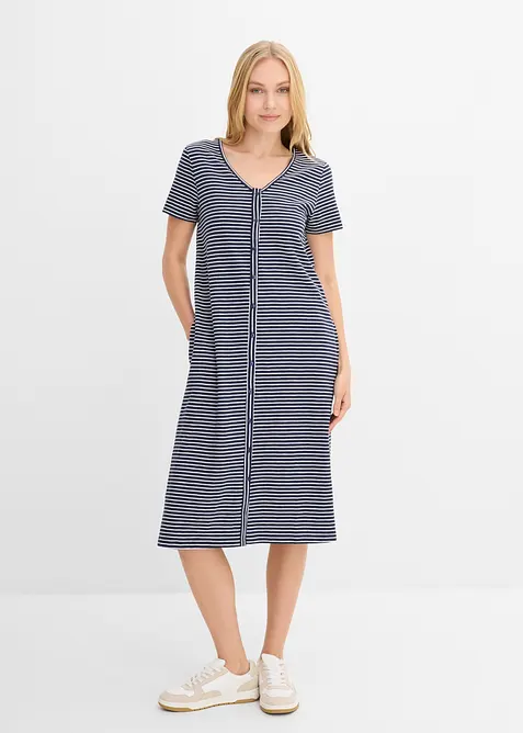 Shirtkleid aus reiner Bio-Baumwolle, bonprix