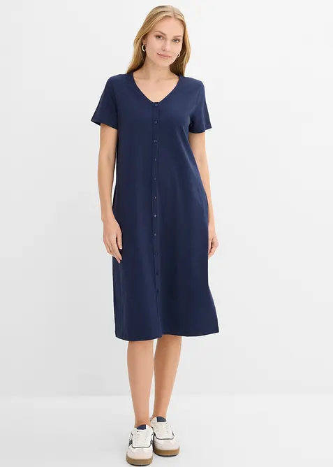 Shirtkleid aus reiner Bio-Baumwolle, bonprix