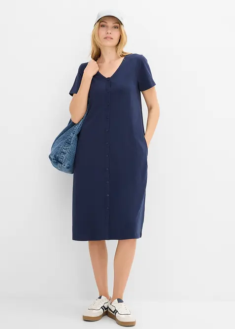 Shirtkleid aus reiner Bio-Baumwolle, bonprix