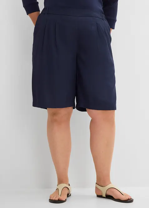 Bermuda fluide en viscose, bonprix