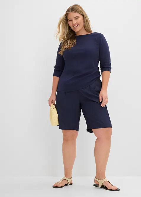 Bermuda fluide en viscose, bonprix