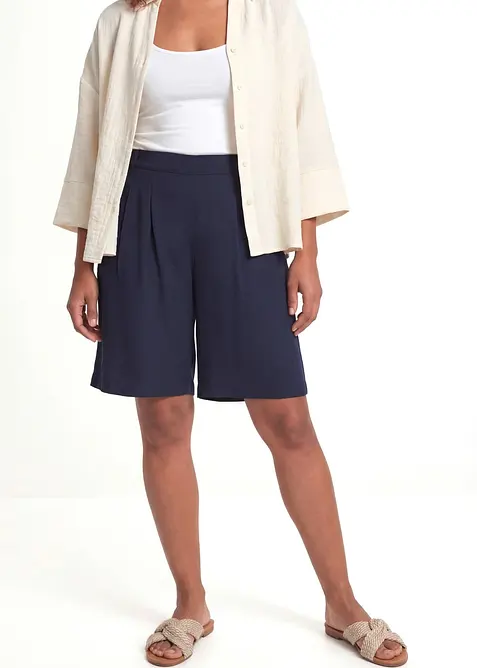 Bermuda fluide en viscose, bonprix