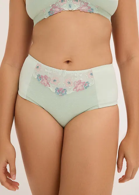 Slip modelant avec broderie d&eacute;licate, bonprix