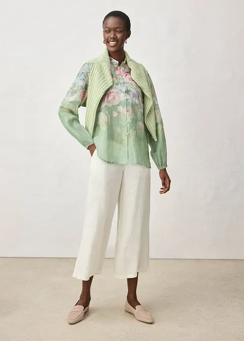 Tunique-blouse en ramie rafra&icirc;chissante, bonprix
