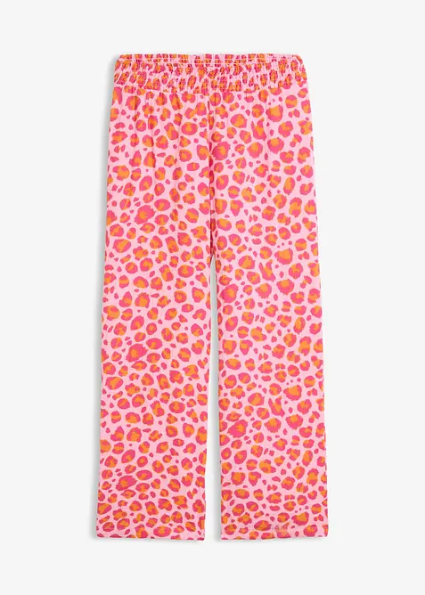 Pantalon taille &eacute;lastiqu&eacute;e en gaze de coton, bonprix