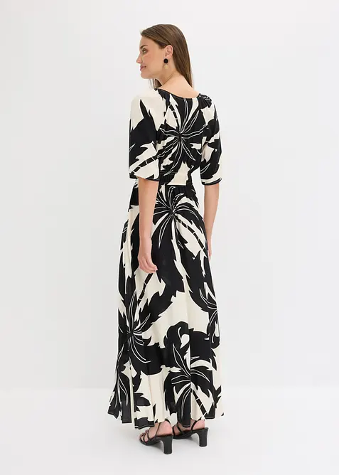 Maxikleid  aus flie&szlig;ender Viskose, bonprix
