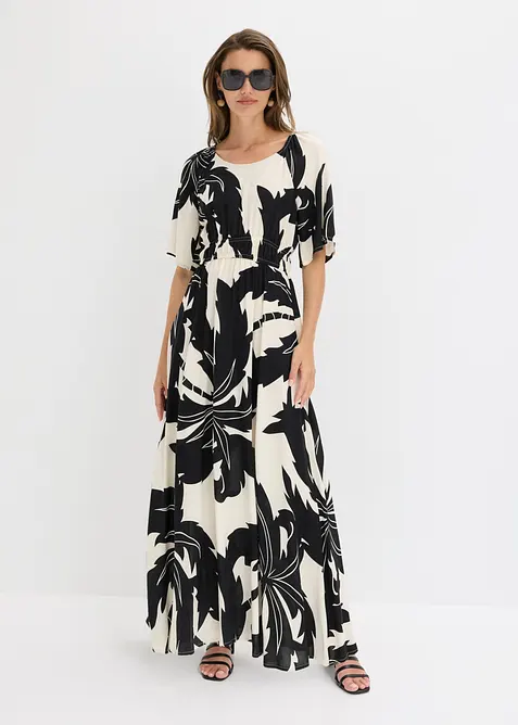 Maxikleid  aus flie&szlig;ender Viskose, bonprix
