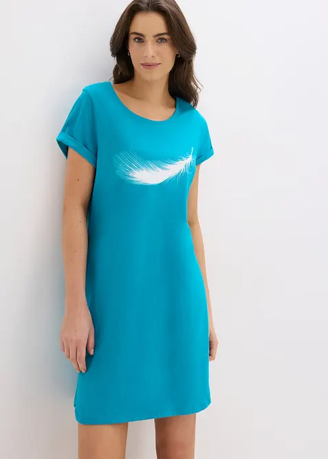 Chemise de nuit courte 100% coton, bonprix