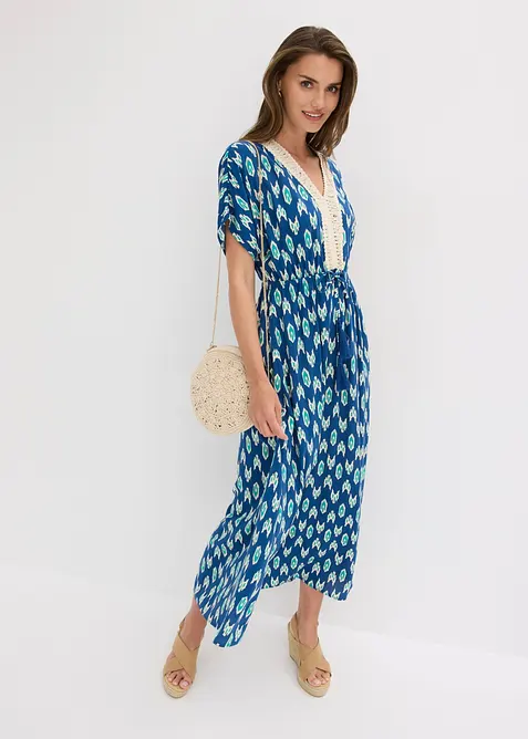 Maxikleid aus flie&szlig;ender Viskose, bonprix