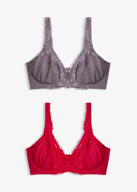 Minimizer-BH mit gepolsterten Tr&auml;gern (2er Pack), bonprix