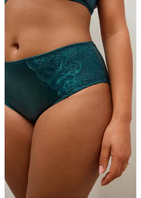 Lot de 2 slips maxi, d&eacute;tails brillants, bonprix