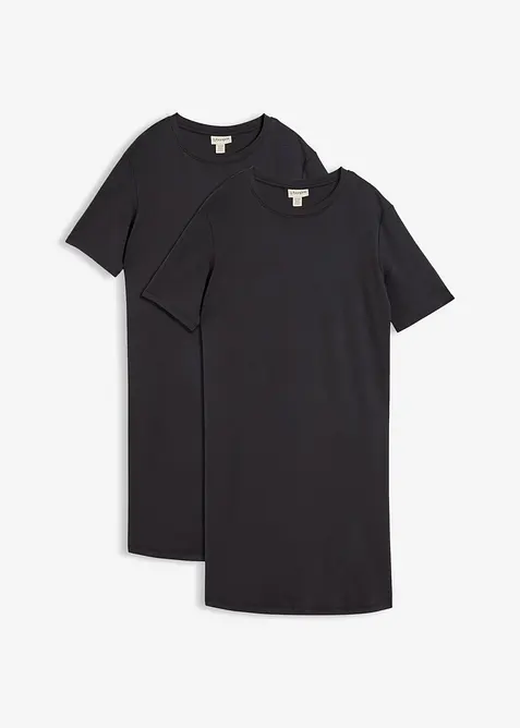 Shirtkleid (2er-Pack), bonprix