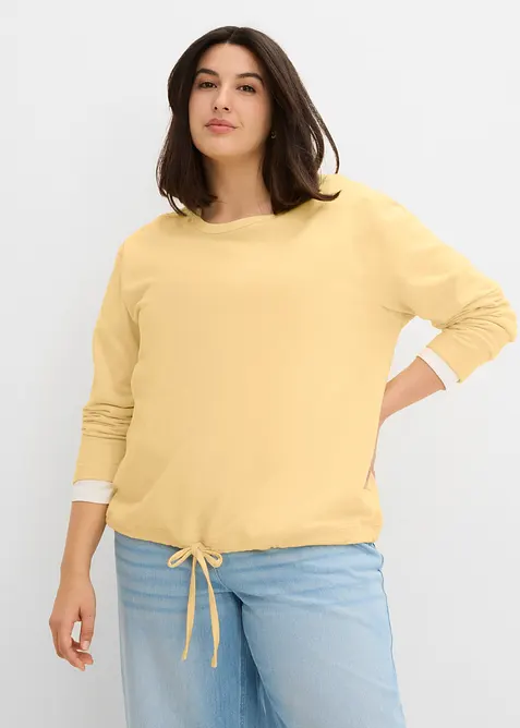 Sweat 100% coton, bonprix