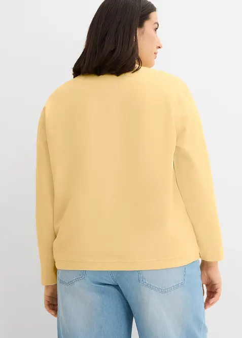 Sweat 100% coton, bonprix