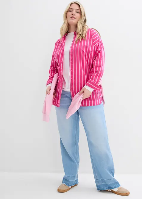 Chemise oversize 100% coton, bonprix