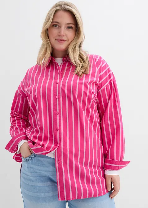Chemise oversize 100% coton, bonprix